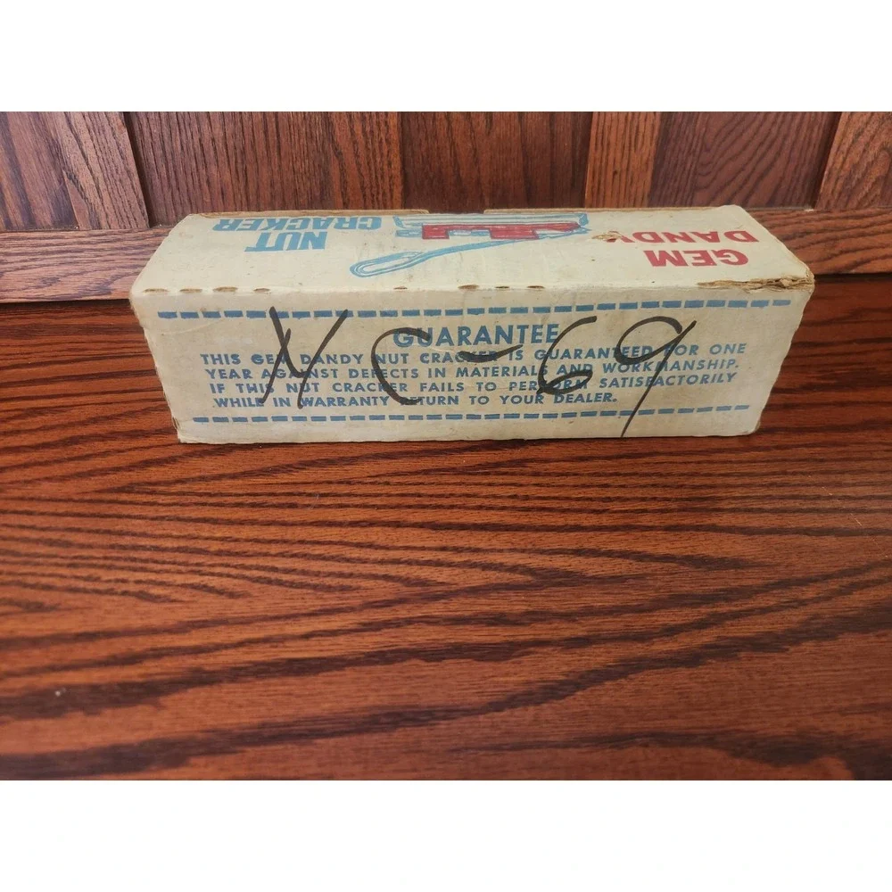 Vintage Gem Dandy‎ America's Finest Nut Cracker Nutcracker With Box